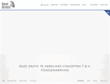 Tablet Screenshot of geefgratis.nl